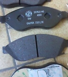 n°vt100 jeu plaquette av fiat ducato 3 77364160 neuf DPA86