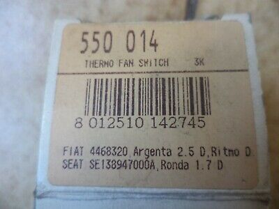 n°nc250 sonde radiateur fiat argenta 550014 neuve DPA86