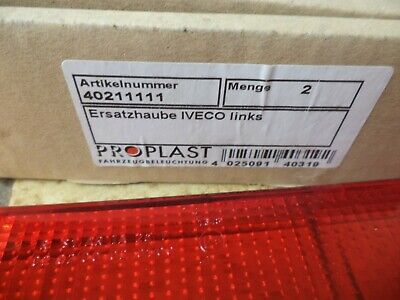 n°gd215 lot 2 cabochon feu ar iveco 40211111 proplast 02020020100 neuf DPA86