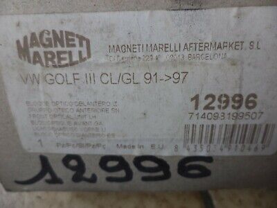 n°gd218 clignotant avg volkswagen golf 714098199507 magneti 12996 neuf DPA86