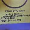 n°gd225 jeu 4 segment opel astra 0830760000 goetze neuf DPA86