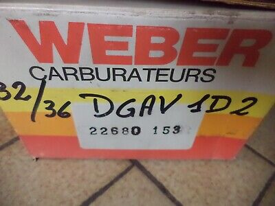 carburateur weber 32/36DGAV 1D2 ford cortina capri taunus 22680153 n°11ce25 DPA86