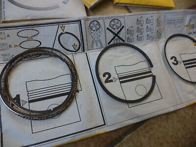 n°gd229 jeu 4 segment opel manta corsa 0630550000 goetze 0830550000 neuf DPA86