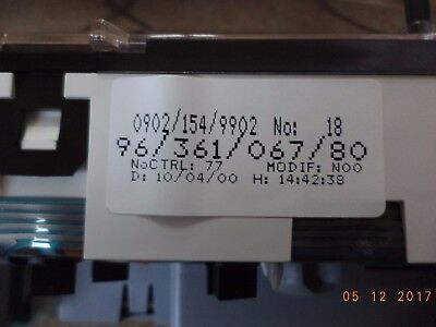 n°c59 n°c92 compteur citroen berlingo essence jaeger MPH 6101rk neuf speedometer DPA86