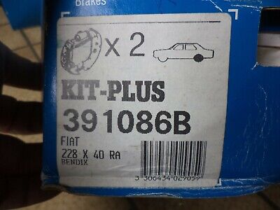 n°gd525 kit frein fiat 131 132 391086b bendix neuf DPA86