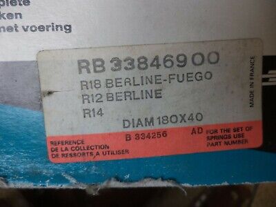n°gd529 jeu machoire frein renault r18 r12 fuego r14 rb338469 bendix neuf DPA86