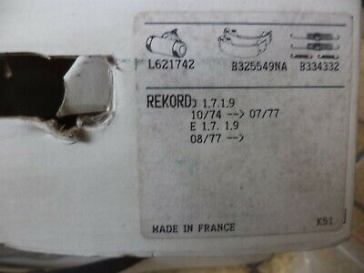 n°gd530 kit frein opel rekord b334096 bendix neuf DPA86