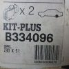 n°gd530 kit frein opel rekord b334096 bendix neuf DPA86