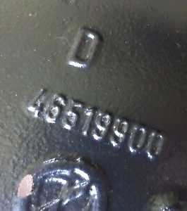 n°vt117 bras ard fiat bravo brava multipla 46519897 46519900 neuf DPA86