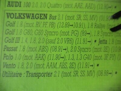 n°gd691 tete delco volkswagen golf 1.8 b523 valeo neuve DPA86