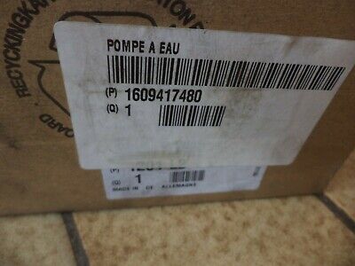 n°de62 pompe eau citroen c4 c5 c8 evasion 1609417480 1201L2 neuve DPA86