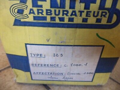n°11ce71 carburateur zenith 32S simca 1000 C7000.1 neuf DPA86