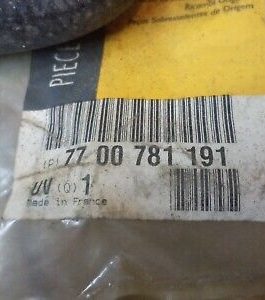 n°rn317 durite refroidissement renault 7700781191 neuve DPA86