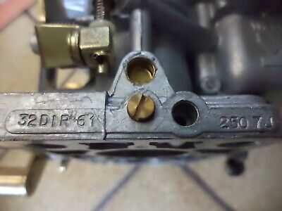 carburateur weber 32DIR61 /250 alfa romeo alfasud sprint 18870318 neuf n°9ce3 DPA86