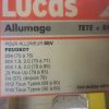 n°gd263 tete delco peugeot 204 504 505 r12 r16 r18 dub207 lucas neuve DPA86