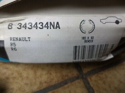 n°gd364 jeu garniture frein renault r4 r5 343434na bendix neuf DPA86