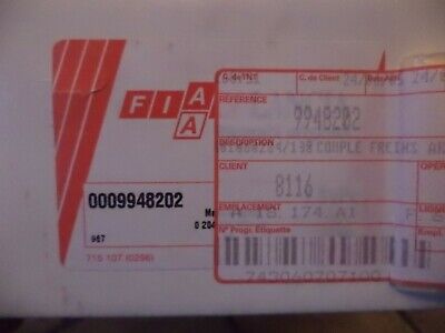 n°fg28 kit frein ar fiat punto lancia Y Y10 9948202 neuf DPA86