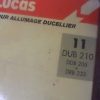 n°gd264 tete delco doigt peugeot 104 dub210 lucas neuve DPA86