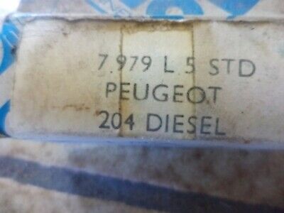 n°rn107 jeu coussinet palier peugeot 204 7979L5 neuf DPA86