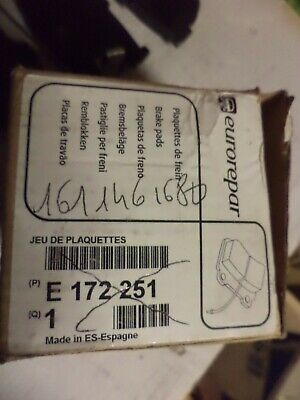 n°ca87 jeu plaquette ar nissan maxima e172251 neuf DPA86