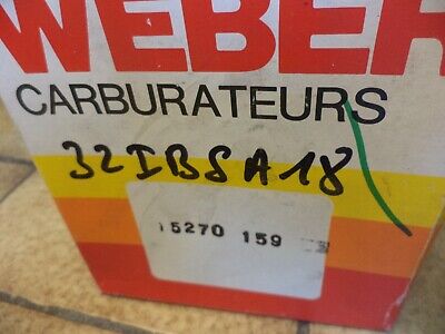 carburateur weber 32 IBSA 18/100 simca 1100 GLS 15270159 neuf n°11ce82 DPA86