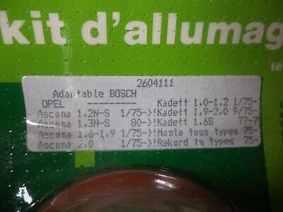 n°gd270 tete delco opel ascona 2604111 vernhes neuve DPA86