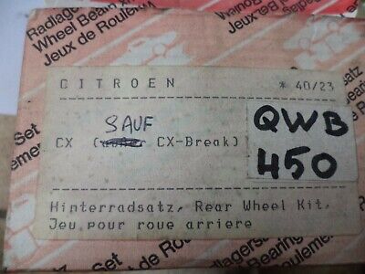 n°gd581 roulement roue ar citroen cx 4023 hk qwb450 neuf DPA86