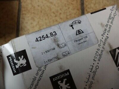 n°de99 jeu plaquette av peugeot 106 205 305 405 425483 neuve DPA86