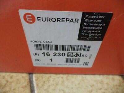 n°de138 pompe eau dacia logan sandero 1623096380 neuve DPA86
