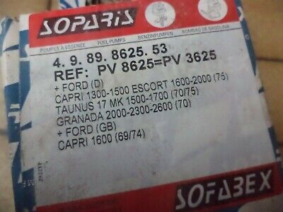 n°gd408 pompe essence ford escort fiesta scorpio 4989862553 8625 sofabex neuve DPA86