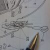 n°r18 lot 2 tirette chauffage innocenti bertone 53551300 neuve DPA86