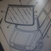 n°r29 lot joint pare brise innocenti 990 6567700335 neuf DPA86