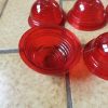n°gd68 lot 5 cabochon rouge feu gabarit 9el950315031 hella neuf DPA86