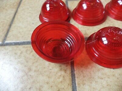 n°gd68 lot 5 cabochon rouge feu gabarit 9el950315031 hella neuf DPA86