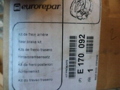 n°cl16 kit frein ar ford courier escort e170092 neuf n°cl16 kit frein ar ford courier escort e170092 neuf DPA86