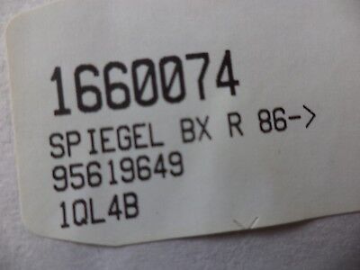 n°eu77 retroviseur avd citroen bx 1660074 neuf DPA86