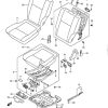 n°d278 coiffe dossier siege gd vitara 8788064j00bfe neuve DPA86