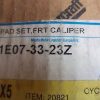 n°ma390 jeu plaquette av mazda 121 mazda 2 1e073323z neuve DPA86