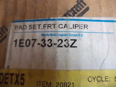 n°ma390 jeu plaquette av mazda 121 mazda 2 1e073323z neuve DPA86
