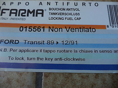 n°ce197 bouchon reservoir ford transit 015561 neuf DPA86