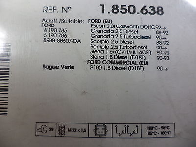 n°ce221 interrupteur ventilateur ford escort granada scorpio sierra 1850638 neuf DPA86