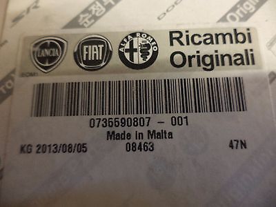 n°w194 commande warning fiat 500 L 735590807 735575220 neuve DPA86