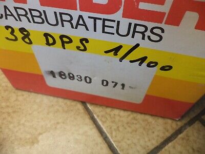 carburateur weber 38 DPS 1/100 peugeot 604 V6 18930071 neuf n°8ce76 DPA86