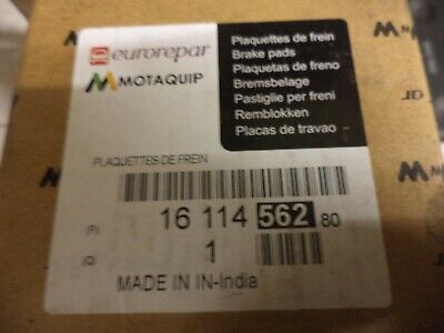 n°ca64 jeu plaquette av volkswagen LT 1611456280 neuve DPA86