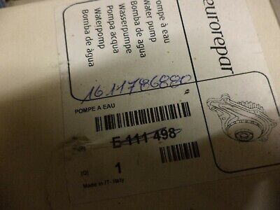n°ca66 pompe eau opel astra corsa e111498 neuve DPA86