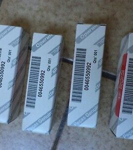n°vt186 lot 4 bougies alfa romeo 147 46550992 neuve DPA86