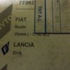 n°k140 jeu plaquette av lancia zeta fiat scudo ulysse 77362237 neuf DPA86