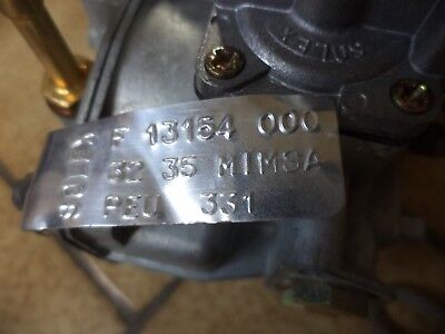carburateur solex 32-35 mimsa peugeot 504 13154 140053 neuf n°5ce13 DPA86