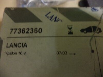 n°k134 jeu plaquette av lancia ypsilon 77362360 neuf DPA86