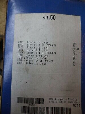 n°gd419 jeu fils bougie ford fiesta escort 4150 bougicord neuf DPA86